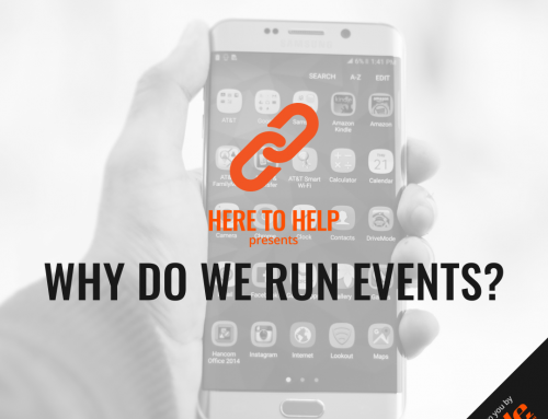 Why do we run events?