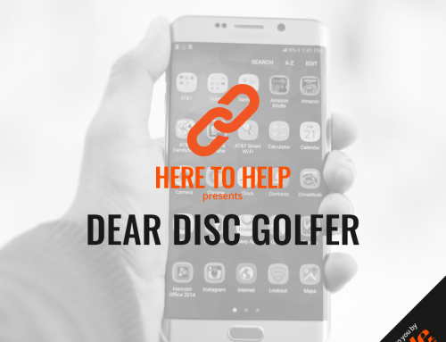 Dear Disc Golfer