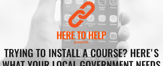 An image of Trying to Install a Course ? Here's What your Local Government Needs to Know