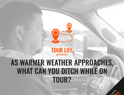 As Warmer Weather Approaches, What Can You Ditch While On Tour?
