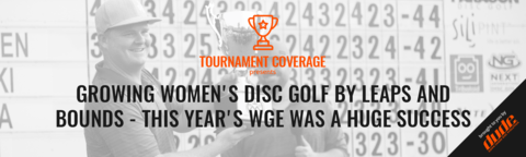 DUDE clothing - Growing Women's Disc Golf By Leaps And Bounds - This Year's WGE Was A Huge Success