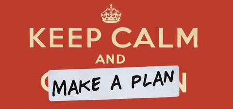 DUDE clothing - Keep Calm and Make a Plan