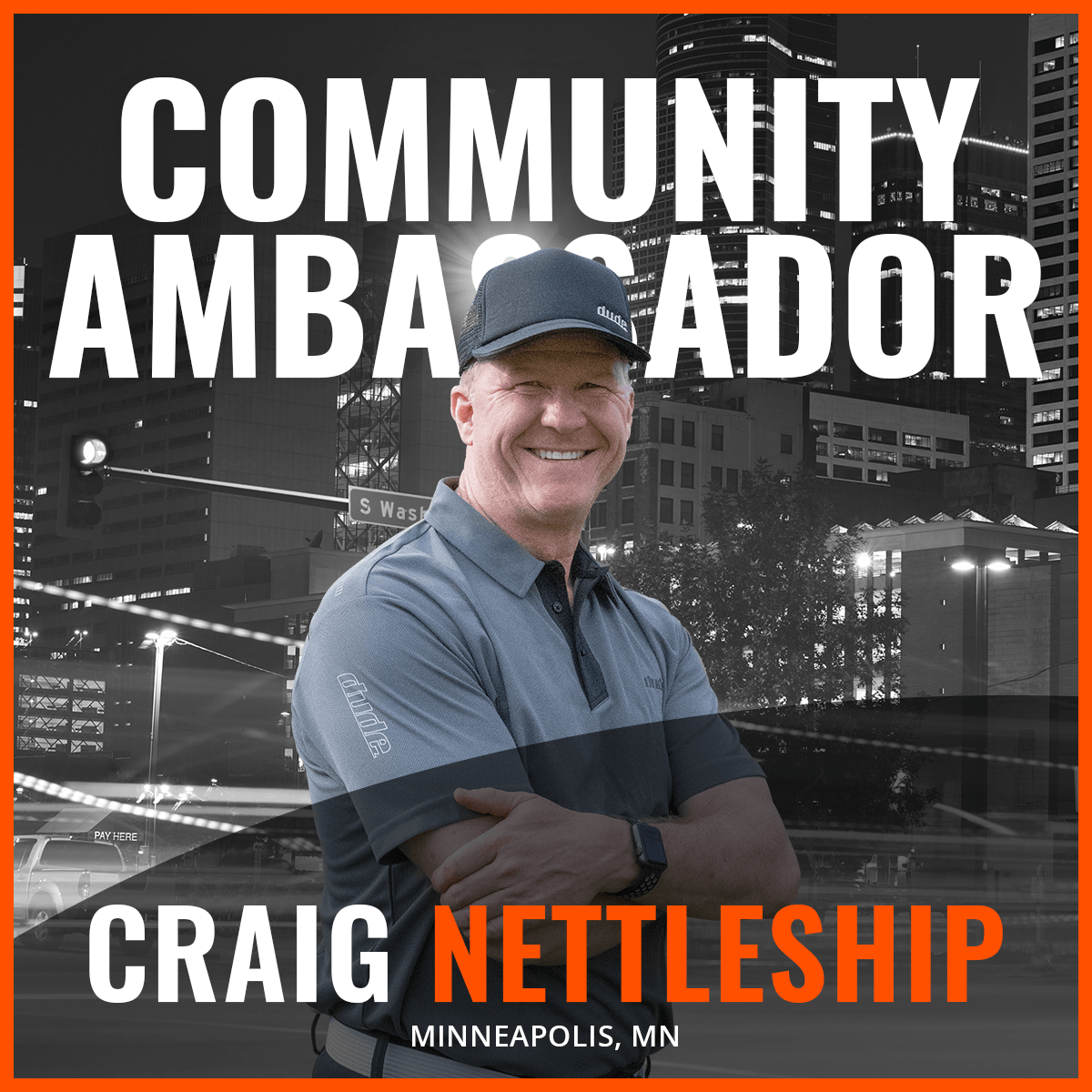 An Image of Craig Nettleship Dude Clothing Community Ambassador