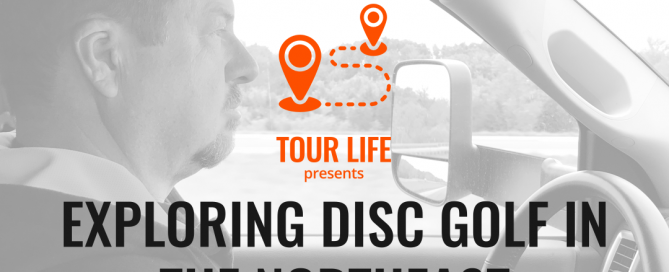 An image of Dude Clothing Tour Life Exploring Disc Golf in the Northeast