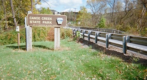 An image of Dude Clothing Canoe Creek Disc Golf Course PA