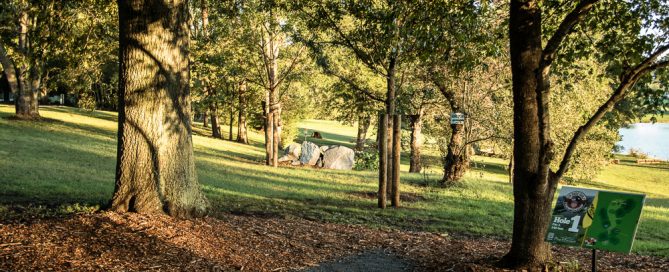 Discover the scene Winthrop Gold Disc Golf Course