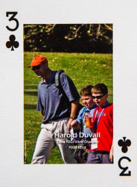 Dude Clothing Playing Cards Three of Clubs Harold Duvall