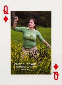 Dude Clothing Playing Cards Queen of Diamonds Valarie Jenkins