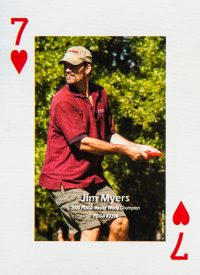 Dude Clothing Playing Cards Seven of Hearts Jim Myers